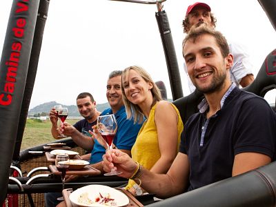 Gastronomic VIP Hot Air Balloon Barcelona